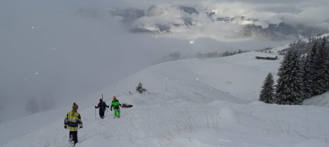Unsere erste Familien-Schneeschuhtour