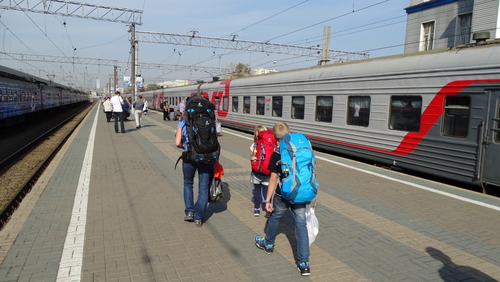 Mit diesem Zug werden wir nach Irkutsk fahren...;-)