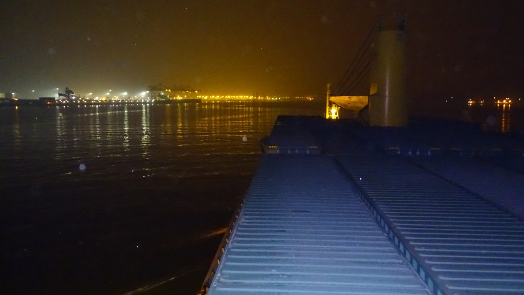 Einfahrt in den Hafen von Lianyungang