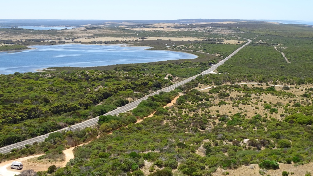 Blick vom Prospect Hill über den östlichen Teil von Kangaroo Island