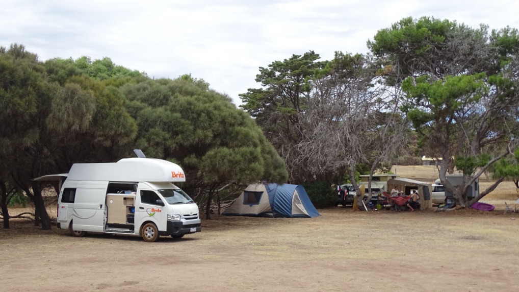 Auf diesem Camping sind wir die einzigen Nicht-Australier